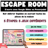 Aperçu - Jeux - Jeu d'évasion Escape Room SAINT VALENTIN - Page 1