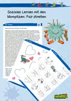 Vorschau - Stundenentwürfe - Soziales Lernen mit den Mompitzen: Fair streiten - Deckblatt