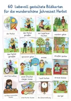 Vorschau - Präsentationen/Tafelbilder - Herbst Bildkarten Deutsch und Deutsch als Zweitsprache - Seite 1