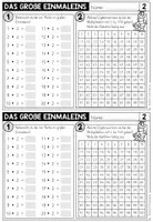 Vorschau - Arbeitsblätter - DAS GROßE EINMALEINS - 20 Arbeitsblätter (A5) + Lösung - Seite 2