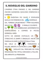 anteprima - Esercizi - STORIE DI PRIMAVERA CON COMPRENSIONE DEL TESTO - Pagina 1
