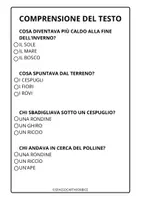 anteprima - Esercizi - STORIE DI PRIMAVERA CON COMPRENSIONE DEL TESTO - Pagina 3