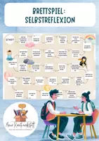 Vorschau - Spiele - Brettspiel mit Gesprächsimpulsen zur Selbstreflexion - Deckblatt