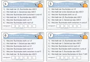 Vorschau - Spiele - ABC-Rätsel | Übungskartei rund um das Alphabet - Seite 3