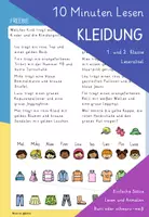 Vorschau - Arbeitsblätter - 10 Minuten Lesen: Kleidung (Rätsel + Anmalen, 1./2. Klasse) - Deckblatt