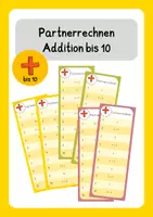 Vorschau - Spiele - Partnerrechnen - Addition bis 10 - Deckblatt