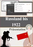 Vorschau - Präsentationen/Tafelbilder - Russland - vom Zarenreich zur Sowjetunion Präsentation 🇷🇺 - Deckblatt