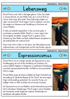 Vorschau - Arbeitsblätter - Edvard Munch – Materialpaket Kunstunterricht | Expressionismus & Kunstgeschichte - Seite 2