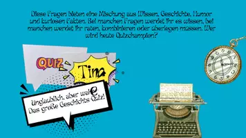 Vorschau - Unterrichtsreihen - Geschichte mal "Anders" PPP Quiztime - Deckblatt