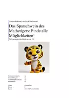 Vorschau - Stundenentwürfe - Ausführlicher Unterrichtsentwurf Mathematik: Zerlegungsmöglichkeiten von 10€ - Seite 1