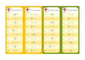 Vorschau - Spiele - Partnerrechnen - Ergänzungsaufgaben Addition bis 10 - Seite 3