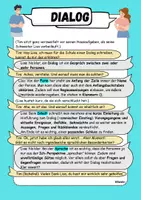 Vorschau - Arbeitsblätter - Einen Dialog verfassen - Anleitung und Schreibplan - Deckblatt