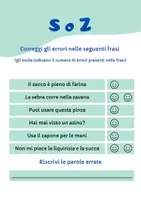 anteprima - Esercizi - Suoni simili: S - Z - Pagina 2