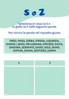 anteprima - Esercizi - Suoni simili: S - Z - Pagina 3