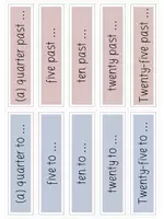 Vorschau - Präsentationen/Tafelbilder - Tafelmaterial What time is it? (Uhrzeit in Englisch) - Seite 2