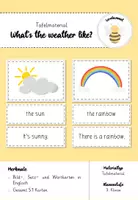 Vorschau - Präsentationen/Tafelbilder - Tafelmaterial Weather Englisch - Deckblatt