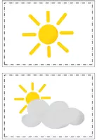 Vorschau - Präsentationen/Tafelbilder - Tafelmaterial Weather Englisch - Seite 1