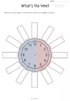 Vorschau - Arbeitsblätter - Übungsblätter 1 What time is it - Seite 3