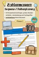 Vorschau - Stundenentwürfe - Unterrichtsreihe: Zahlenmauern im Zahlenraum 100 (Klasse 2) #schulstartbyextraklasse - Seite 1