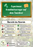 Vorschau - Experimente - Experiment Krankheitserreger auf dem Toastbrot - Deckblatt