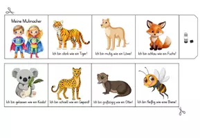 Vorschau - Bildkarten - Mutmacher Leporello – Kleine Affirmationen für mehr Selbstvertrauen - Seite 3