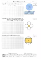 Vorschau - Arbeitsblätter - Klassenarbeit Kreise 9. Klasse mit Lösungen - Seite 3