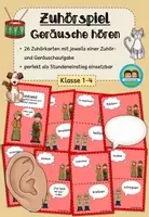 Vorschau - Spiele - Zuhörspiel: Geräusche hören und machen (Klasse 1-4) - Deckblatt
