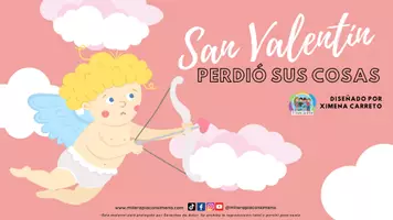Vista previa - Hojas de trabajo - Paquete: San Valentin perdió sus cosas PPT y PDF - Portada