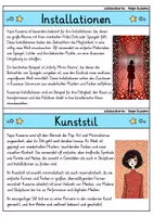 Vorschau - Bildkarten - Wissenskartei - Yayoi Kusama | Kunst - Seite 2
