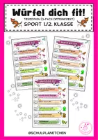 Vorschau - Stationenlernen - Würfel dich fit! - Tier Edition (Sport Grundschule) - Deckblatt