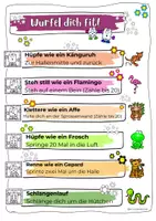 Vorschau - Stationenlernen - Würfel dich fit! - Tier Edition (Sport Grundschule) - Seite 3