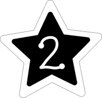Vorschau - selbst erstellte Cliparts/Grafiken - Cliparts: Zahlen - Sterne 1 bis 30 - kommerzielle Nutzung - Seite 3