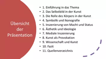 Vorschau - Präsentationen/Tafelbilder - Selbstbild, Ikonografie, Machtinszenierung und digitale Kunst - Präsentation - Seite 1