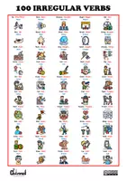 Aperçu - Affichage - 100 IRREGULAR VERBS: Visual Dictionary (Colour and B&W) - Page 3