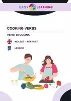anteprima - Materiale di supporto/inclusione - Verbi di Cucina - Cooking Vebs / Inglese - Pagina di copertina