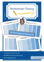 Vorschau - Fördermaterial/Inklusion - Rechtschreib-Training mit Selbstkontrolle - Deckblatt