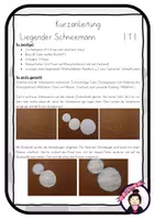 Vorschau - Stundenentwürfe - Kunst WINTER | Liegender Schneemann - Seite 2
