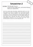 Vorschau - Arbeitsblätter - Satzzeichen: Übungsblätter Klasse 2, 3, 4 - Seite 3