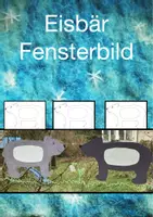 Vorschau - Mal- und Bastelvorlagen - Eisbär Fensterbild Jahrgangsmischung Eisbärenklasse - Deckblatt
