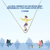 Aperçu - Affichage - Citation - Le seul endroit où vos rêves sont impossibles... - Page de couverture