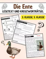 Vorschau - Spiele - Die Ente: Leseverständnis und Kreuzworträtsel mit Lösungen - Deckblatt
