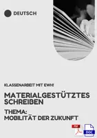 Vorschau - Arbeitsblätter - Materialgestütztes Schreiben Klasse 8–10 – 7 Klassenarbeiten zu KI, Gaming, Fake News & Zukunft - Seite 1