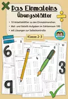 Vorschau - Arbeitsblätter - Einmaleins: Übungsblätter - die Einmaleinsreihen (Klasse 2-3) - Deckblatt