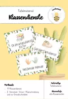 Vorschau - Präsentationen/Tafelbilder - Materialpaket Schilder für das Klassenzimmer im Kakteen-Design (Tagestransparenz, Kalender & Klassendienste) - Deckblatt