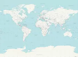 Vorschau - selbst erstellte Cliparts/Grafiken - politische Weltkarte mit Koordinatensystem / Grid - Seite 1