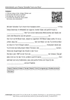 Vorschau - Arbeitsblätter - Arbeitsblätter zum Thema "Schiefer Turm von Pisa" + Lösung & MP3 + Mindmap + Infografik - Deckblatt