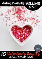 Vorschau - Arbeitsblätter - Valentine's Writing Prompts- Bell Ringers- Volume 1 - Seite 1