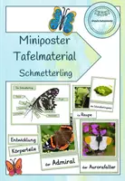 Vorschau - Poster - Miniposter/Tafelmaterial - Der Schmetterling - Deckblatt