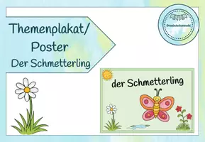 Vorschau - Poster - Themenplakat/Poster "Der Schmetterling" - Seite 1