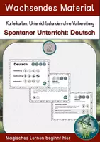 Vorschau - Stundenentwürfe - Spontan unterrichten: Sofort einsetzbare Deutsch-Ideen für Supplierungen - Deckblatt